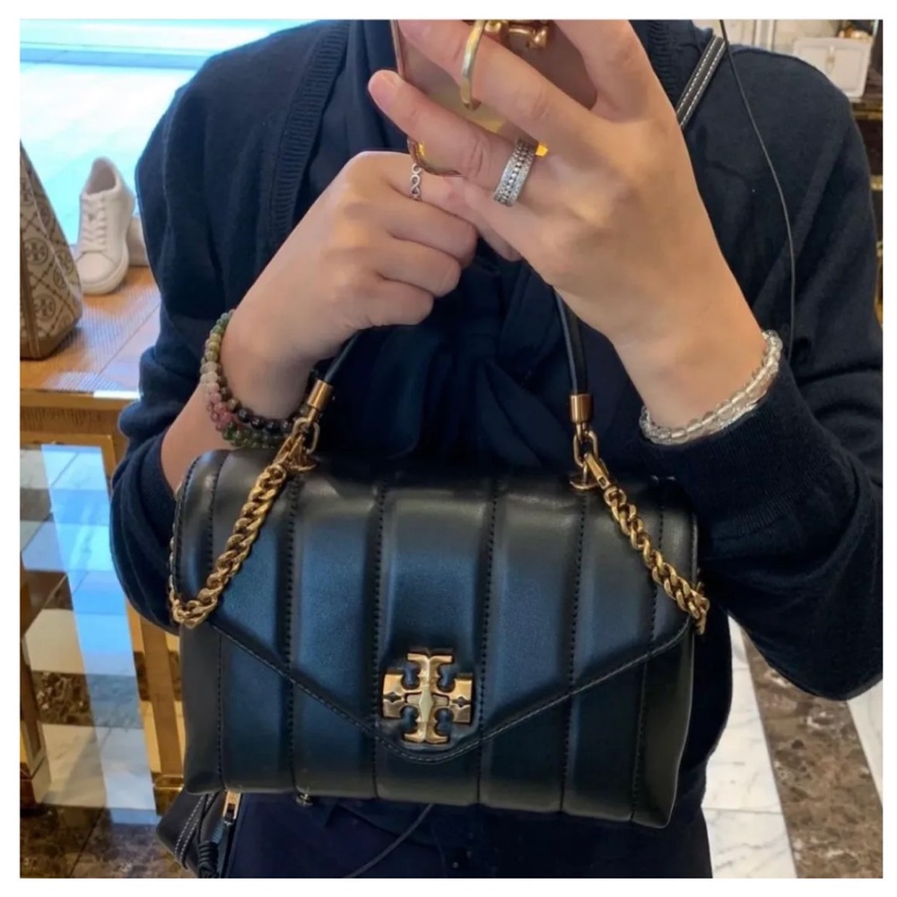 TORY BURCH SMALL KIRA SATCHEL TOP HANDLE BAG - Picture 12 of 14